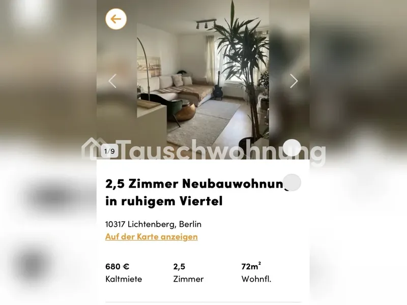 Tauschwohnung: Tauschwohnung Lichtenberg — photo 1